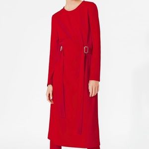 NWT Zara Dress with Buckle Belt